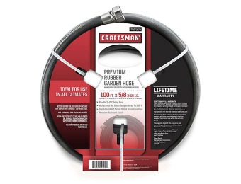 $25 off Craftsman 5/8 in. x 100 ft. All Rubber Hose