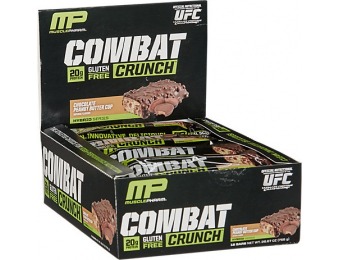68% off Combat Crunch Chocolate Peanut Butter Cup (12 Pack)