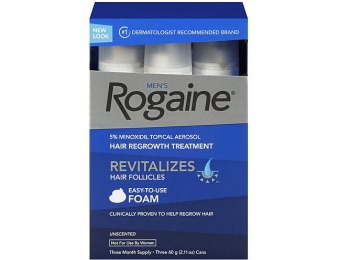 $31 off Rogaine Men's Hair Regrowth Treatment, 3 Pack