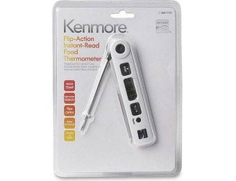 82% off Kenmore Flip-Action Instant-Read Food Thermometer