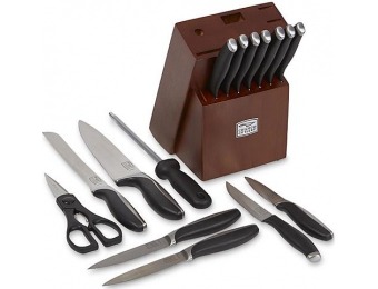 73% off Chicago Cutlery Avondale 16-Pc Knife Block Set