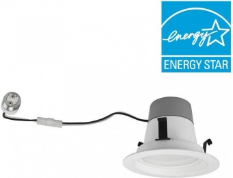 76% off TCP 50W Equiv Soft White 4" Dimmable LED Downlight (4-Pack)