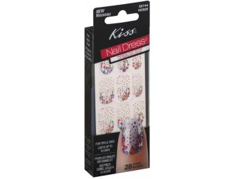 75% off Kiss Nail Dress for Tips and Toes, 28 Strips