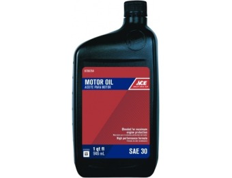 93% off Ace SAE 30 Engine Oil 1 qt (6 Pack)
