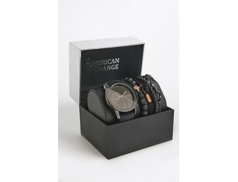 50% off American Exchange Men's Watch & Bracelet Set
