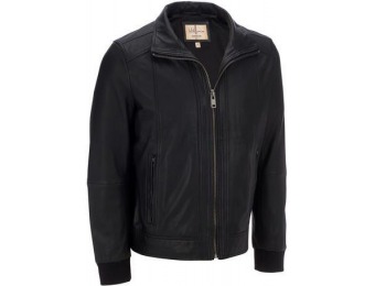 51% off Wilsons Leather Vintage Ribbed Trim Genuine Leather Jacket