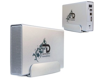 $70 off Fantom Drives GreenDrive 2TB USB/eSATA Aluminum HDD