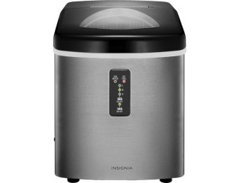 $55 off Insignia 33-Lb. Portable Ice Maker - Stainless Steel