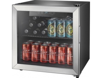 $75 off Insignia 48-Can Beverage Cooler - Stainless Steel
