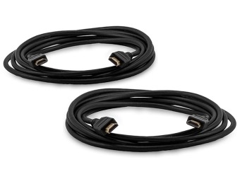 $90 off 2-Pack: 25' HDMI 1.4 Cable with Gold Plated Connectors