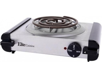 35% off Elite ESB-301SS Electric Stainless Steel Burner Hot Plate