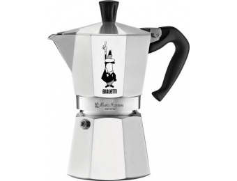 50% off Bialetti Moka Express Espresso Maker/6-Cup Coffee Maker