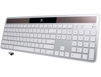 33% off Logitech Wireless Solar Keyboard K750 for Mac (3 colors)