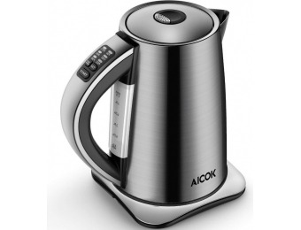 50% off Aicok Electric Kettle Stainless Steel Tea Kettle
