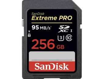 81% off SanDisk Extreme Pro 256GB SDXC UHS-I Memory Card