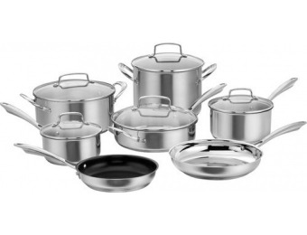 $150 off Cuisinart 12-Pc Cookware Set - Stainless Steel