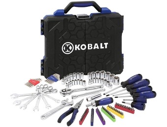 50% off Kobalt 125-Piece Standard and Metric Mechanic's Tool Set
