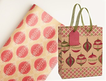 30% off Holiday Wrapping Paper, Ribbons & Gift Bags