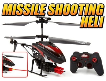 69% off Missile Attack 3.5CH RC Helicopter, Metal Frame