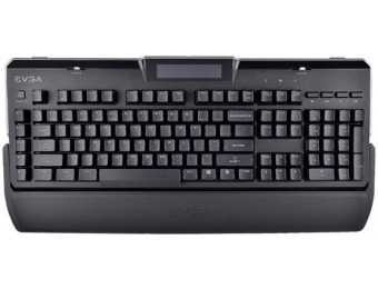$110 off EVGA Z10 Mechanical Gaming Keyboard, Onboard LCD