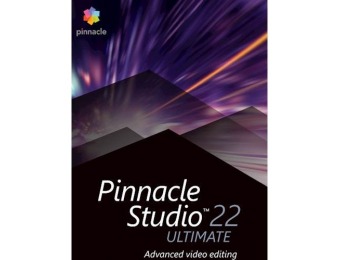 $70 off Pinnacle Studio 22 Ultimate Video Editing Software - Windows