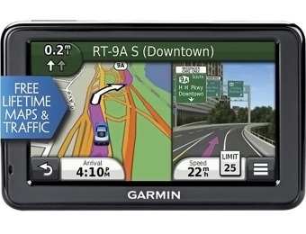 $100 off Garmin NOH nüvi 2455LMT 4.3" GPS, Lifetime Updates Refurb.