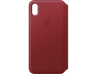 $40 off Apple iPhone XS Max Leather Folio - (PRODUCT)RED
