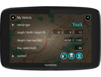 $80 off TomTom TRUCKER 620 6" GPS with Bluetooth, Lifetime Updates