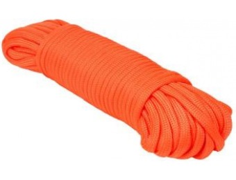 50% off Extreme Max 50' Type III 550 Paracord in Neon Orange