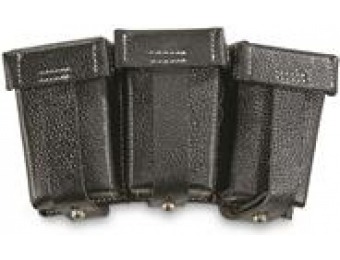 73% off German Military WWII 98K Leather Triple Mag Pouch