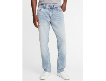 50% off Straight Built-In Flex Jeans for Men