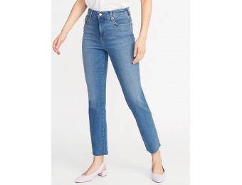 50% off High-Rise Secret-Slim Pockets Flare Ankle Jeans