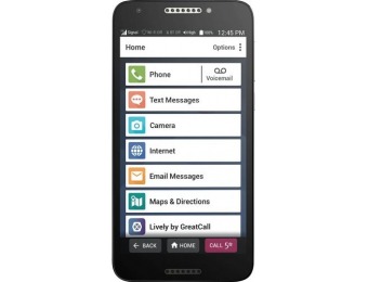 $50 off GreatCall Smart2 with 16GB Memory Prepaid Cell Phone