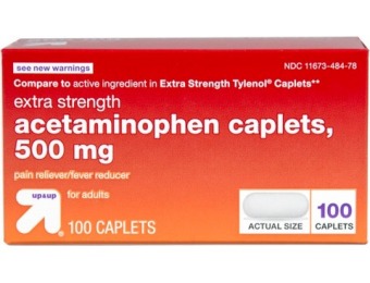 64% off Up&Up Acetaminophen Extra Strength 100ct