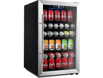 $235 off Kalamera 150-Can Beverage Refrigerator Stainless Steel