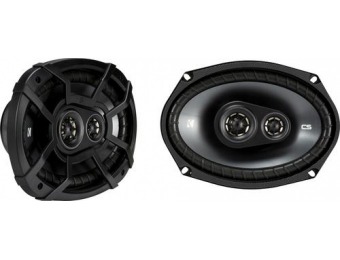 55% off KICKER CS Series 6" x 9" 3-Way Car Speakers (Pair)