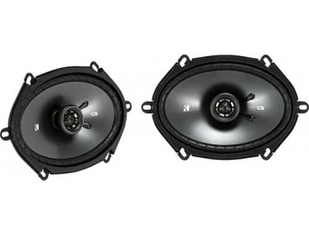 60% off KICKER CS Series 6" x 8" 2-Way Car Speakers (Pair)