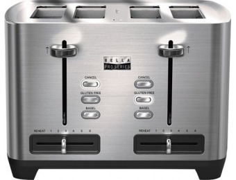 $40 off Bella Pro Series 4-Slice Wide/Self-Centering-Slot Toaster
