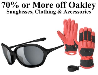 70% or More off Oakley Sunglasses, Clothing & Accessories