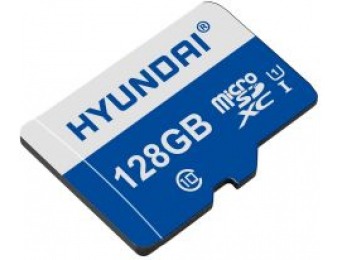 59% off Hyundai 128 GB microSDXC Flash Memory Card