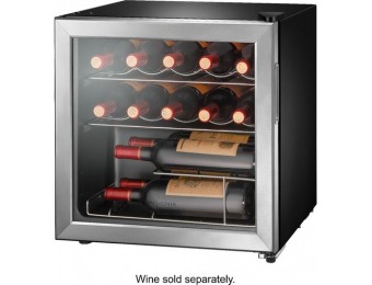 $40 off Insignia 14-Bottle Wine Cooler - Stainless steel