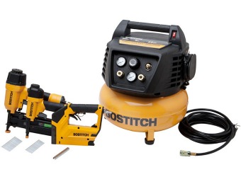 $336 off Bostitch 0.8-HP 6-Gallon 150-PSI Electric Air Compressor Kit