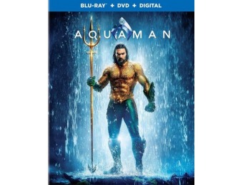 60% off Aquaman (Blu-ray/DVD)