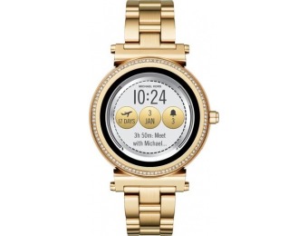 $161 off Michael Kors Access Sofie Smartwatch - Gold Tone