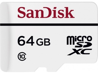 68% off SanDisk High Endurance 64GB microSDXC Memory Card