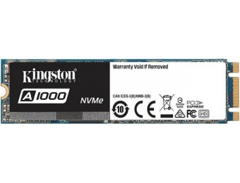 $112 off Kingston A1000 M.2 2280 480GB NVMe SSD