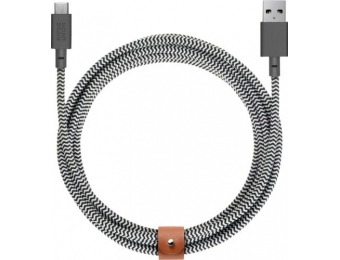 50% off Native Union 10' USB Type A-to-USB Type C Cable - Zebra