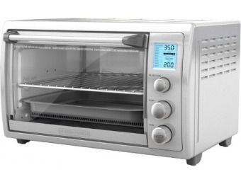 70% off Black+Decker No Preheat Toaster Oven - Stainless Steel