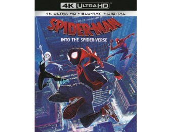 50% off Spider-Man: Into the Spider-Verse (4K Ultra HD Blu-ray/Blu-ray)