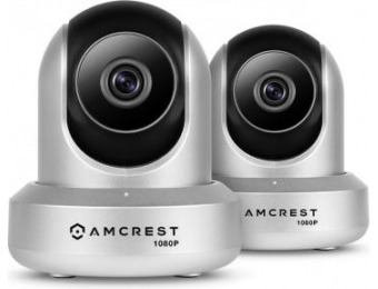 $100 off Amcrest ProHD 1080p Wi-Fi Audio Wireless IP Camera (2-Pk)